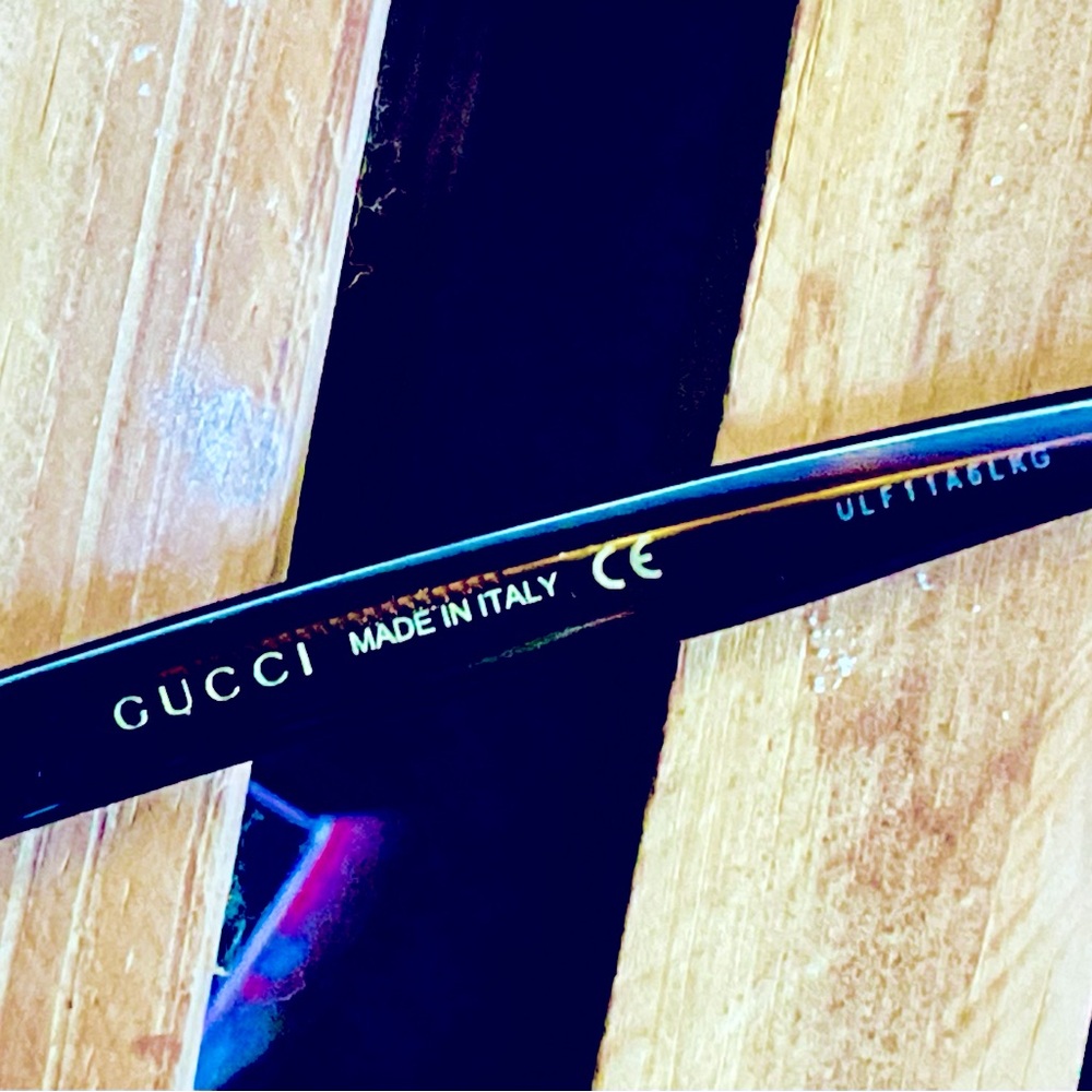AUTHENTIC GUCCI TORTOISE SHELL SUNGLASSES - Picture 7 of 9